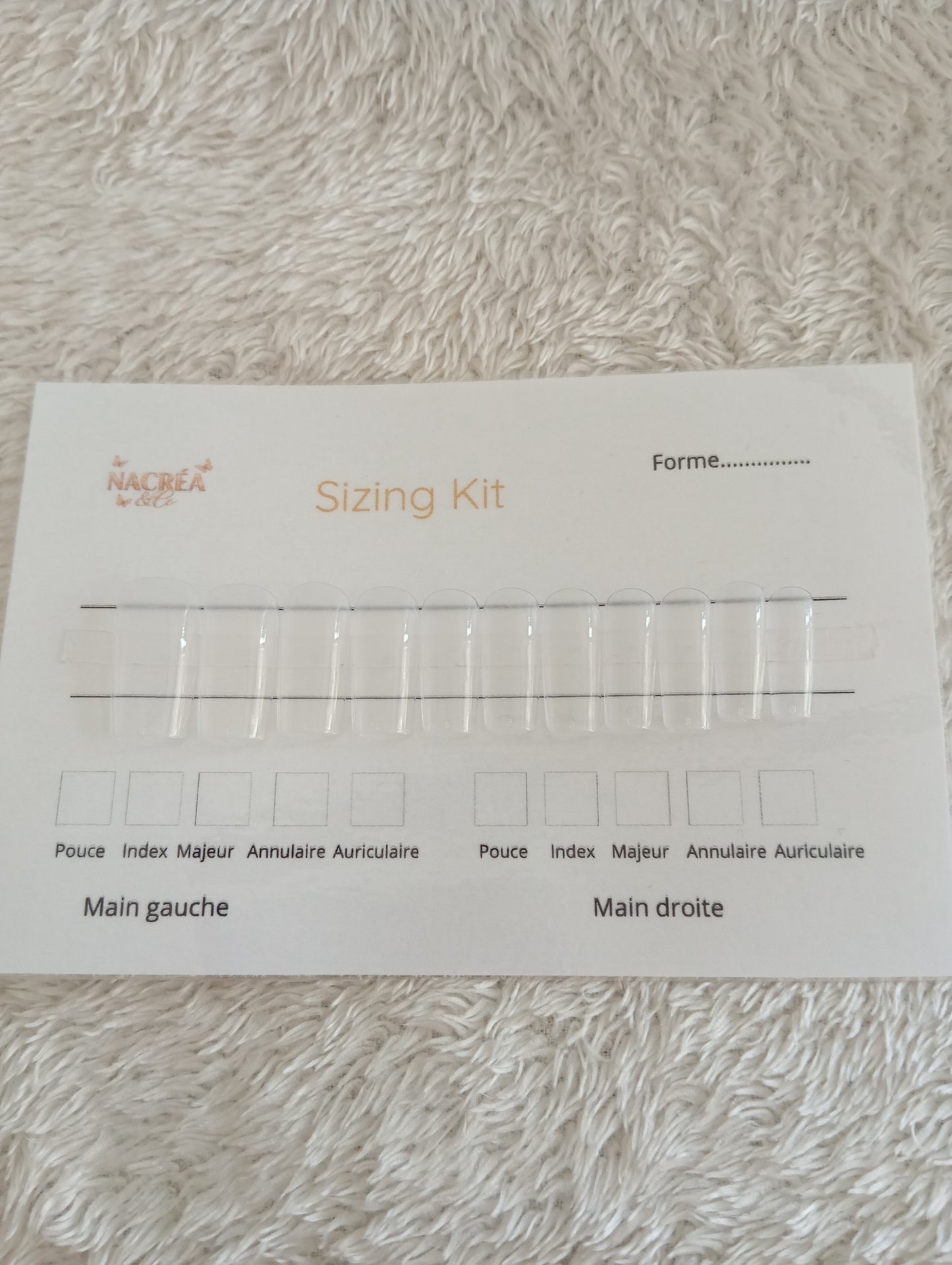Sizing Kit — Nacréa & Co